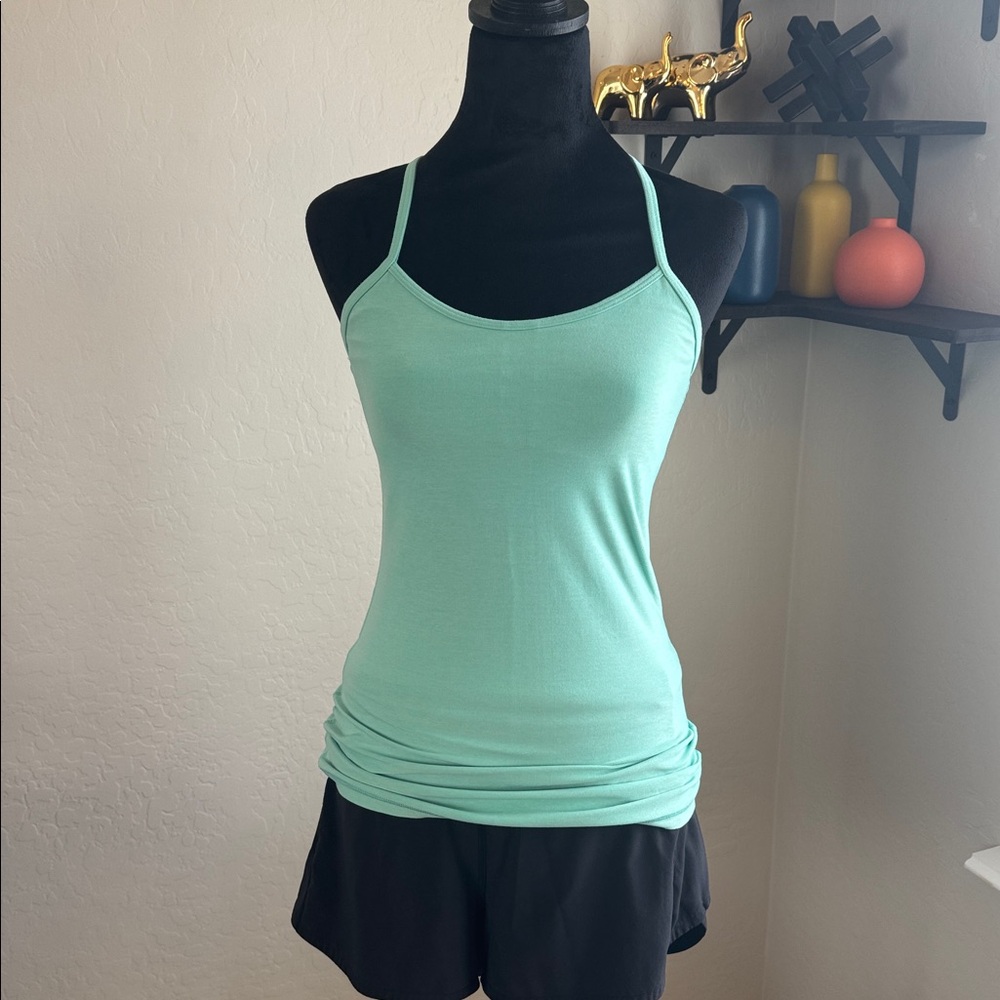 Lululemon Athletica Light Green Spaghetti Strap Tank